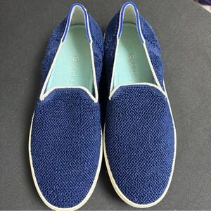 Rothy's The Slip On Terry Sapphire Fabric Low Top Lifestyle Sneakers Shoes W 7